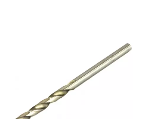 Сверло по металлу, 5.2 х 132 мм, полированное, удл, HSS, 10 шт, цилиндрический хвостовик Matrix
