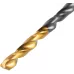 Сверло по металлу, 3 мм, HSS-Tin, Golden Tip, 10 шт. Denzel