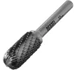 Борфреза по металлу твердосплавная, цилиндрическая закругленная, тип-С, 12 мм// Denzel