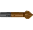 Зенковка конусная под М8, HSS, по металлу, цилиндрический хвостовик// Denzel