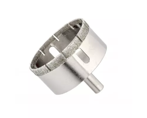 Сверло по стеклу и керамической плитке, 60 х 55 мм, цилиндрический хвостовик Сибртех