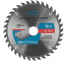 Пильный диск по дереву 200 x 32/30 x 36Т Gross