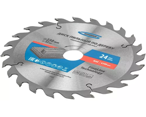 Пильный диск по дереву 230 x 32/30 x 24Т Gross