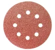 Круг абразивный на ворсовой подложке под "липучку", перфорированный, P 40, 125 мм, 5 шт Сибртех
