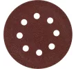Круг абразивный на ворсовой подложке под "липучку", перфорированный, P 80, 125 мм, 5 шт Matrix