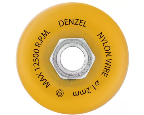 Щетка для УШМ, 75 мм, Чашка, нейлоновая щетина, М14 Denzel