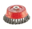 Щетка для УШМ, 125 мм, М14, "чашка", крученая проволока 0.35 мм Matrix