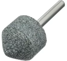 Шарошка абразивная, конус, для дрели, 25 x 25 мм, хвостовик d6 мм, 63С Denzel