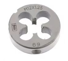 Плашка М12 х 1.25 мм Сибртех