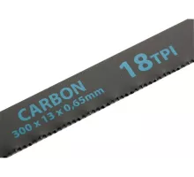 Полотна для ножовки по металлу, 300 мм, 18 TPI, Carbon, 2 шт Gross