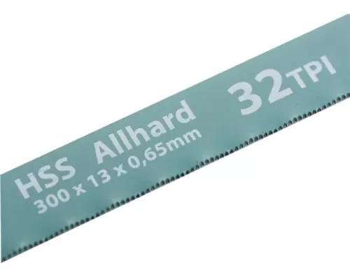 Полотна для ножовки по металлу, 300 мм, 32 TPI, HSS, 2 шт Gross