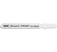 Полотна для электролобзика по металлу, 3 шт, T118G, 50 х 0.8 мм, HSS Matrix Professional