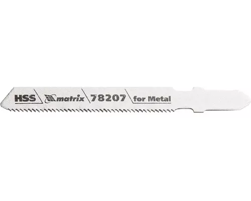 Полотна для электролобзика по металлу, 3 шт, T118A, 50 х 1.2 мм, HSS Matrix Professional Полотна для электролобзика по металлу, 3 шт, T118A, 50 х 1.2 мм, HSS Matrix Professional