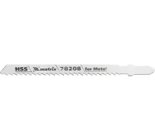 Полотна для электролобзика по металлу, 3 шт, T127D, 75 х 3 мм, HSS Matrix Professional