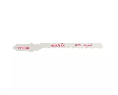 Полотна для электролобзика  по дереву, 3 шт, T119BO, 50 x 2 мм, HCS, фигур. рез Matrix