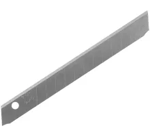 Лезвия, 9 мм, сталь SK5 - 0,4 мм, 10 штук// Denzel