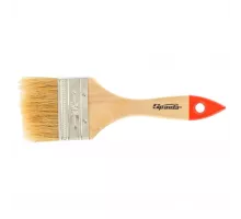 Кисть плоская Slimline 2.5" (63 мм), натуральная щетина, деревянная ручка Sparta