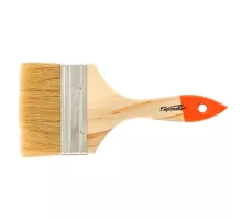 Кисть плоская Slimline 4" (100 мм), натуральная щетина, деревянная ручка Sparta