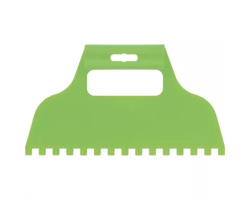 Шпатель для клея, пластмассовый, зубчатый 8 х 8 мм Сибртех