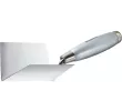 Мастерок из нержавеющей стали, 80 х 60 х 60 мм, для внутренних углов, деревянная ручка Matrix