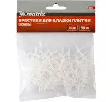 Крестики, 1.0 мм, для кладки плитки, 200 шт Matrix