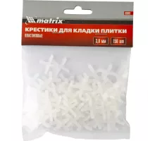 Крестики, 3.0 мм, для кладки плитки, 150 шт Matrix