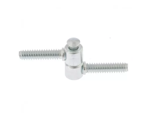 Петля ввертная ПВВ-2, цинк, 4 шт, (Металлист) Россия