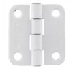 Петля накладная ПН5-40, белая, 4 шт, (Металлист) Россия