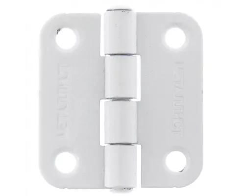 Петля накладная ПН5-40, белая, 4 шт, (Металлист) Россия