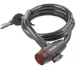 Замок тросовый универсальный с держателем, 12 х 1200 мм Matrix