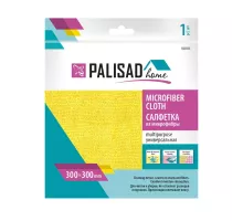 Салфетка универсальная из микрофибры 300 x 300 мм, жёлтая, Home Palisad