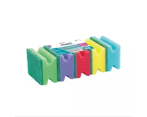Губки для посуды профильные Comfort, 87 x 65 x 40 мм, 5 шт., Home Palisad Губки для посуды профильные Comfort, 87 x 65 x 40 мм, 5 шт., Home Palisad