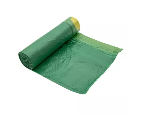 Пакеты для мусора с завязками 35 л x 15 шт., зеленые, Home Palisad Пакеты для мусора с завязками 35 л x 15 шт., зеленые, Home Palisad