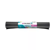 Пакеты для мусора 180 л x 10 шт., ПВД особопрочные черные, длинный ролик, Home Palisad