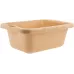 Таз пластмассовый прямоугольный 25 л, бежевый, Home Palisad