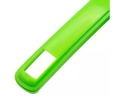 Набор: совок с кромкой 330 x 225 мм и щетка-сметка 285 мм, зеленый, Home Palisad