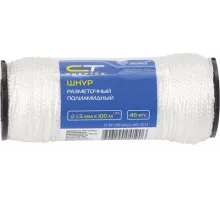 Шнур кручёный полипропиленовый, 2 мм, L 50 м, на катушке, Россия Сибртех