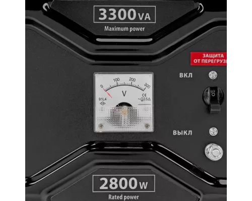 Генератор бензиновый RS-4000E, 3,3 кВт, 230В, электростартер MTX Генератор бензиновый RS-4000E, 3,3 кВт, 230В, электростартер MTX