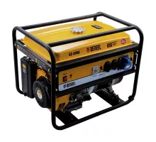 Генератор бензиновый GE 6900, 5.5 кВт, 220 В/50 Гц, 25 л, ручной старт Denzel