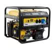 Генератор бензиновый PS 55 EA, 5.5 кВт, 230 В, 25 л, коннектор автоматики, электростартер Denzel