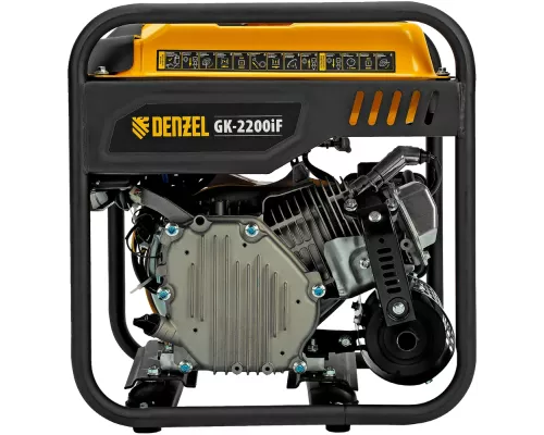 Генератор инверторный GK-2200iF, 2,2 кВт, 230 В, ручной старт DENZEL Генератор инверторный GK-2200iF, 2,2 кВт, 230 В, ручной старт DENZEL