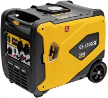Генератор инверторный GS-5500iSE, 5,5 кВт, 230 В, закрытый корпус,электростартер Denzel