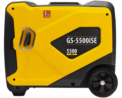 Генератор инверторный GS-5500iSE, 5,5 кВт, 230 В, закрытый корпус,электростартер Denzel Генератор инверторный GS-5500iSE, 5,5 кВт, 230 В, закрытый корпус,электростартер Denzel
