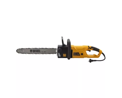 Пила цепная электрическая EDS-2200, 2.2 кВт,продольная, шина 45 см, шаг 3/8, паз 1.3 мм, 62 звена Denzel Пила цепная электрическая EDS-2200, 2.2 кВт,продольная, шина 45 см, шаг 3/8, паз 1.3 мм, 62 звена Denzel