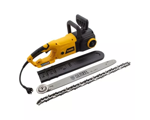 Пила цепная электрическая EDS-2200, 2.2 кВт,продольная, шина 45 см, шаг 3/8, паз 1.3 мм, 62 звена Denzel Пила цепная электрическая EDS-2200, 2.2 кВт,продольная, шина 45 см, шаг 3/8, паз 1.3 мм, 62 звена Denzel
