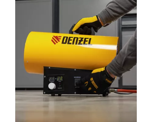 Газовая тепловая пушка GHG-15i, 15 кВт, цифровой термостат, пропан-бутан// Denzel