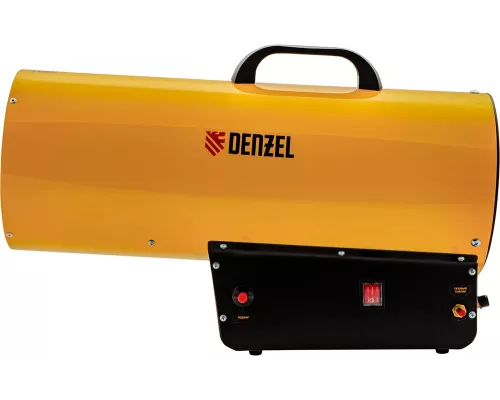 Газовая тепловая пушка GHG-50, 50 кВт, 1400 м3/ч, пропан-бутан Denzel Газовая тепловая пушка GHG-50, 50 кВт, 1400 м3/ч, пропан-бутан Denzel