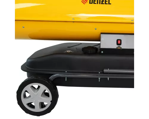 Дизельная тепловая пушка DHG-50, 50 кВт, 1100 м3/ч, прямой нагрев Denzel Дизельная тепловая пушка DHG-50, 50 кВт, 1100 м3/ч, прямой нагрев Denzel
