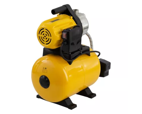 Насосная станция PS800X, 800 Вт, 3200 л/ч, ресивер 24 л, подъем 38 м, нержавейка Denzel Насосная станция PS800X, 800 Вт, 3200 л/ч, ресивер 24 л, подъем 38 м, нержавейка Denzel