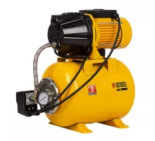 Насосная станция PS1100С, 1100 Вт, 4500 л/ч, ресивер 24 л, подъем 46 м, чугун Denzel